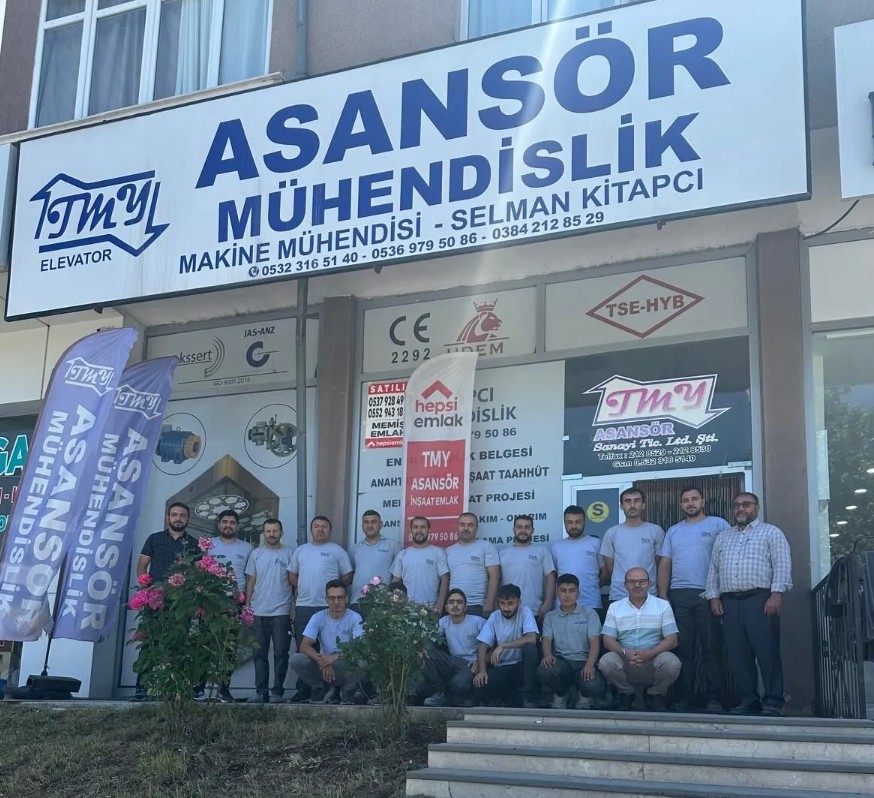 TMY Asansör ekibi